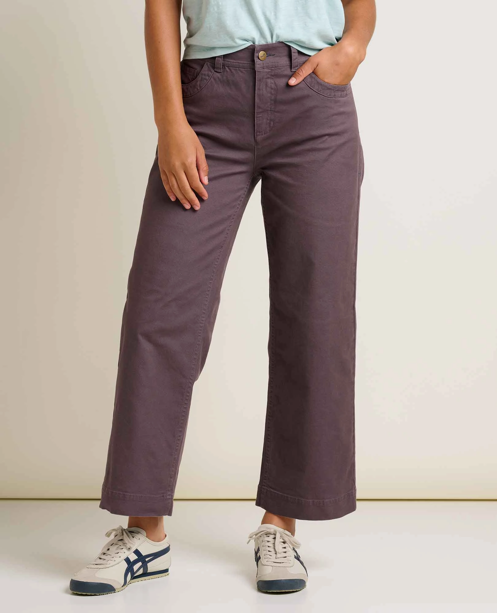 Earthworks Wide Leg Pant Water Resistant Finish Comfy Feel