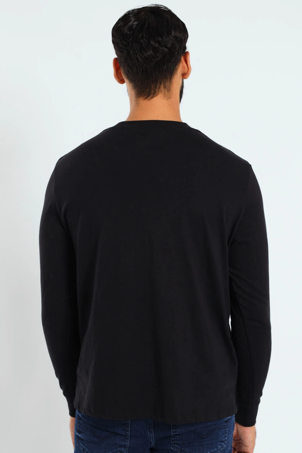 Street Ready Long Sleeve Slub Tee - Black