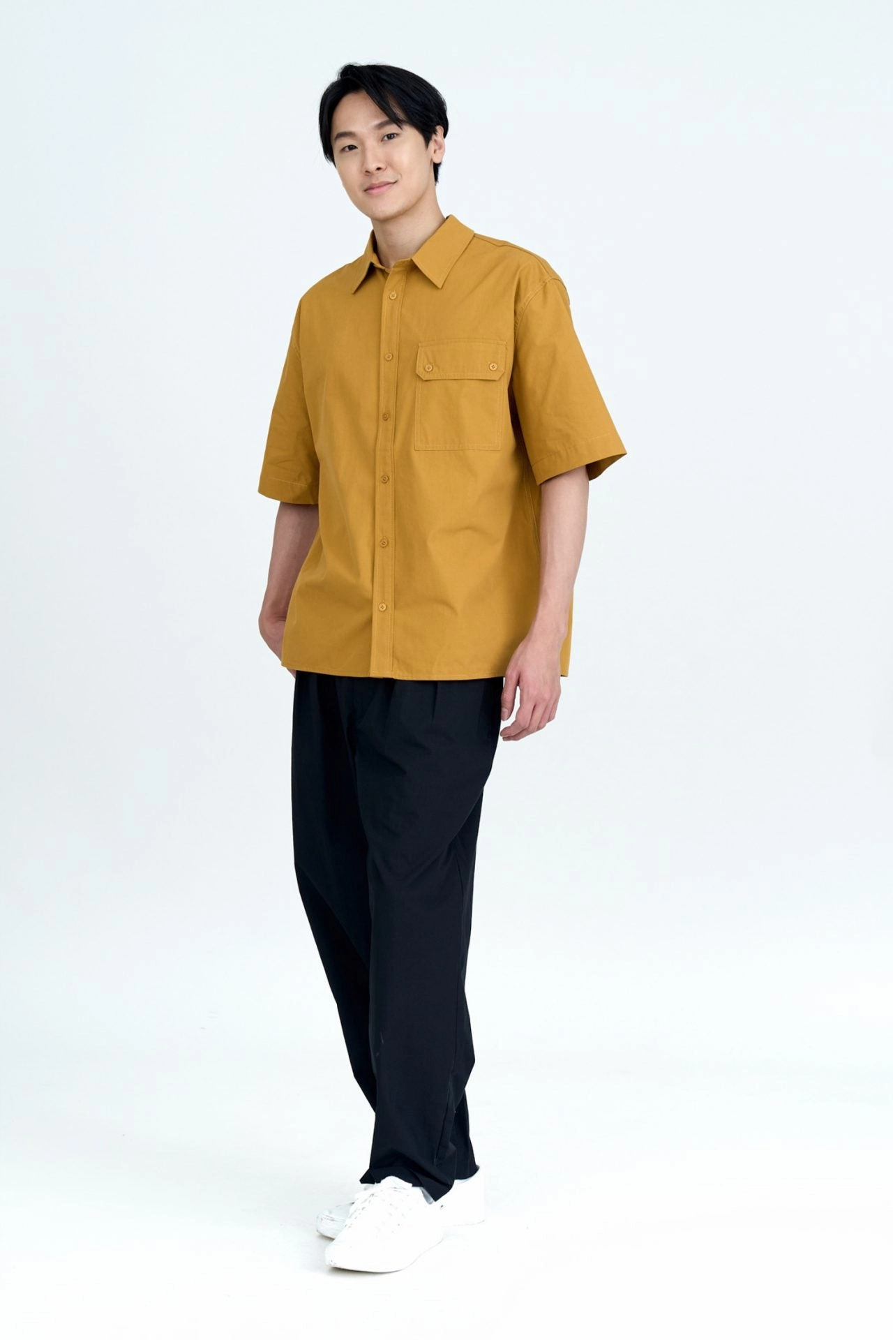 WaterproofTechnology Relaxed-fit Parachute Trousers - Black [AT]