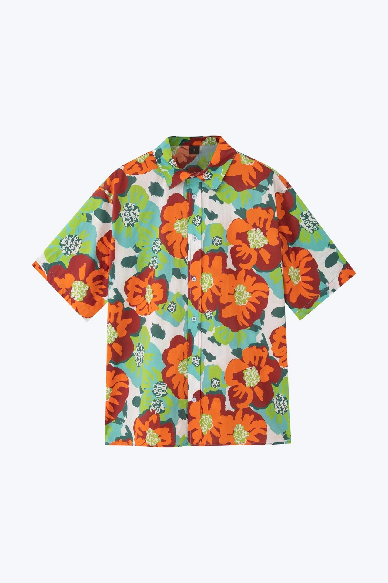 Festive Floral Shirt [AT] Polka Dot Pattern