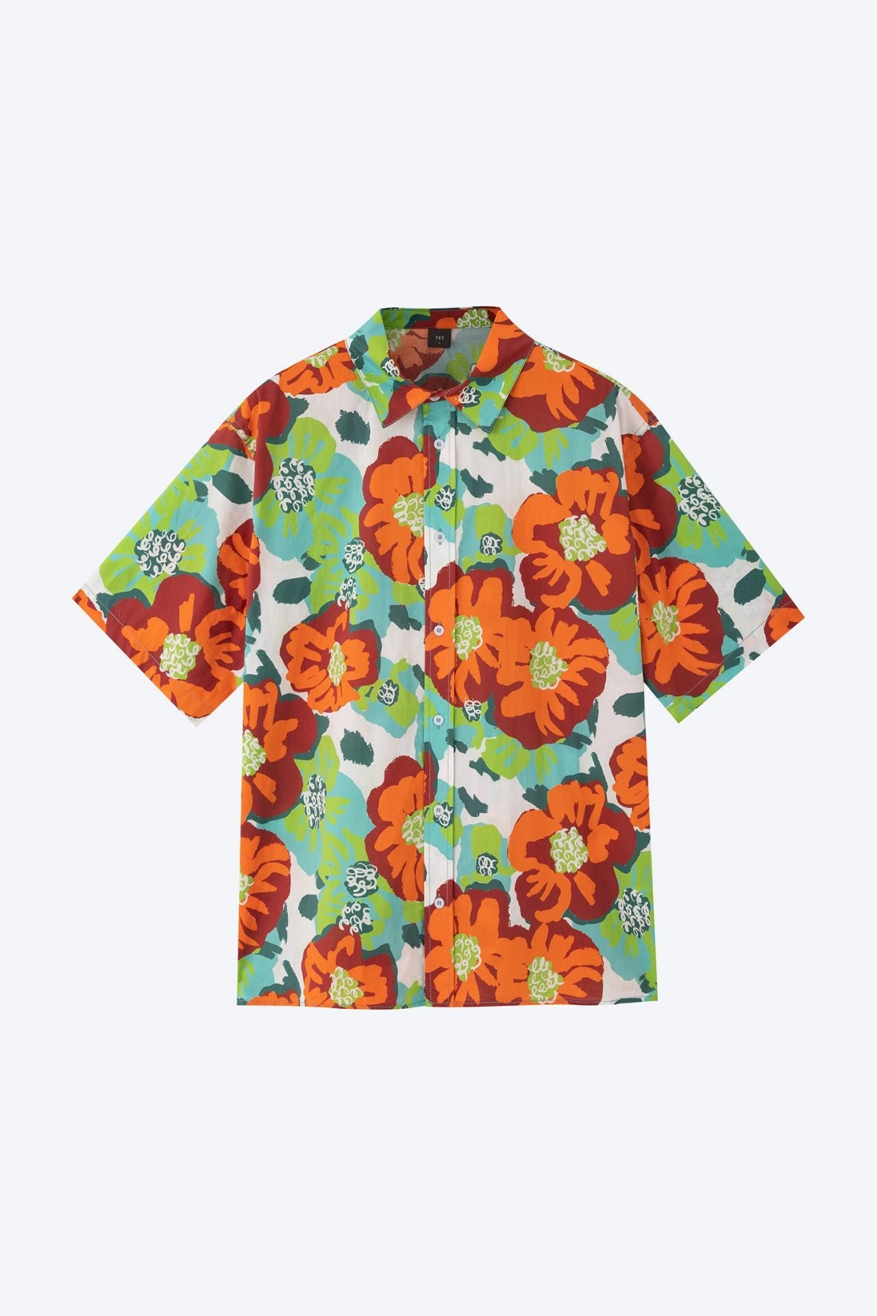ethical Classic Style Festive Floral Shirt [AT]