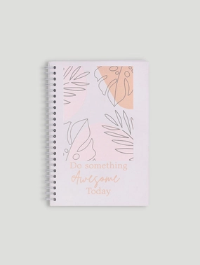 Neutral Style A5 Ringbinder Notebook - Beige