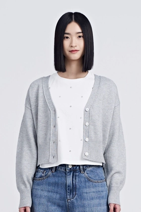 Knitted Shimmer Cardigan [AT] All Weather Piece