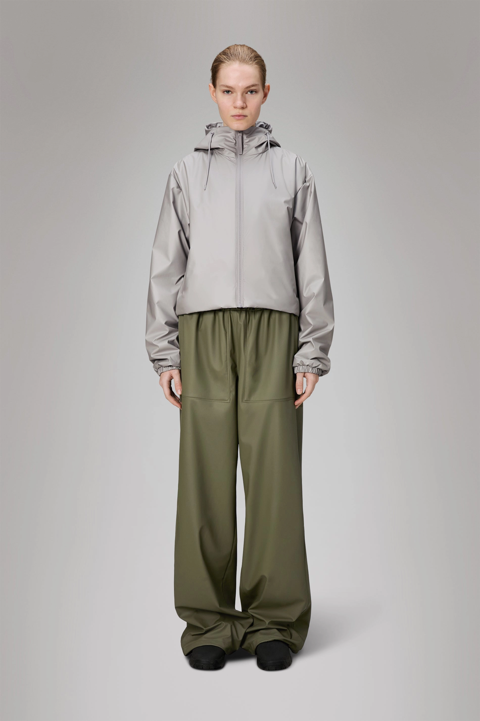 Sustainable Material Weatherproof Shell Lohja Short Insulated Jacket