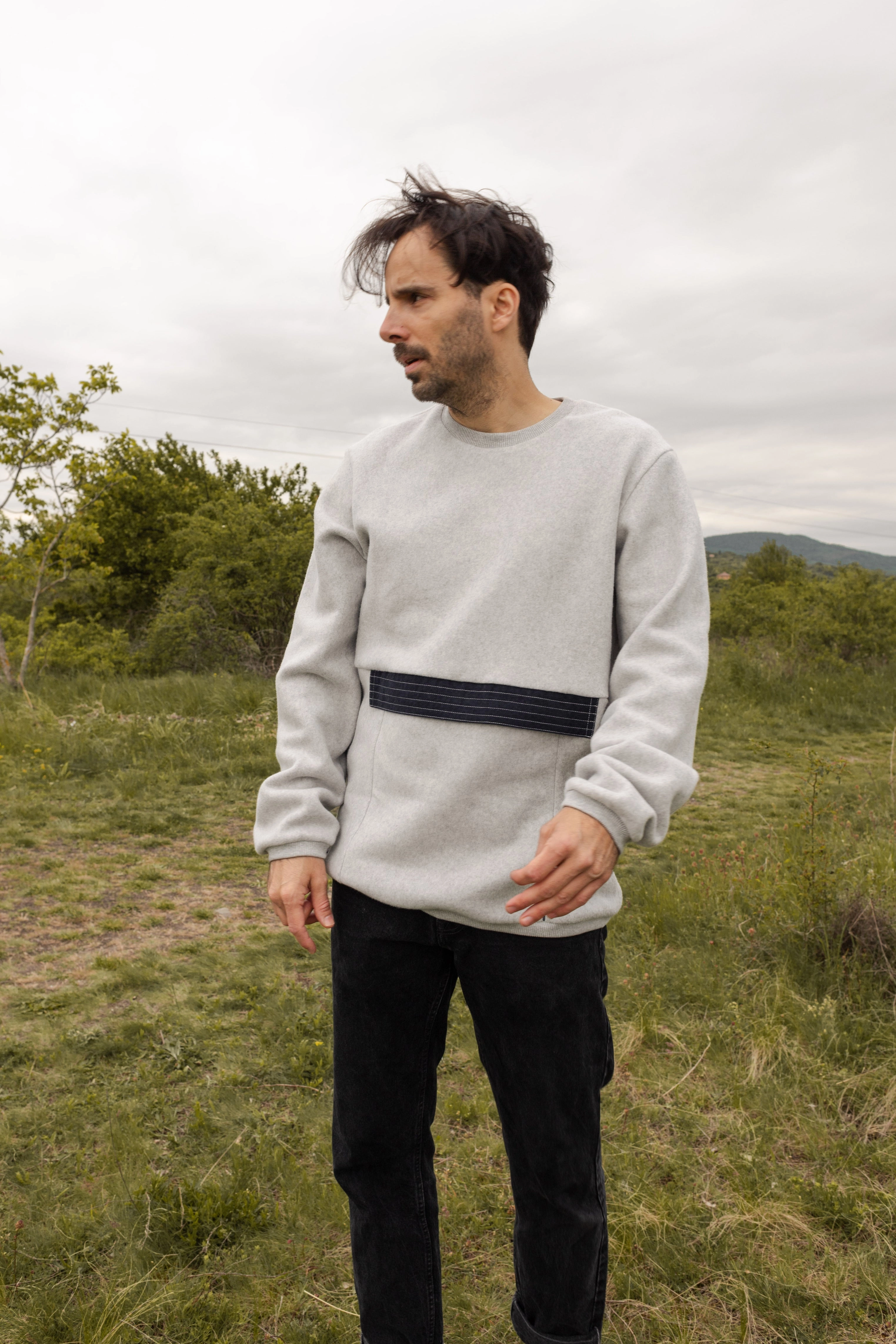 skiing suitable Cozy Fleece FLEECE / GREY