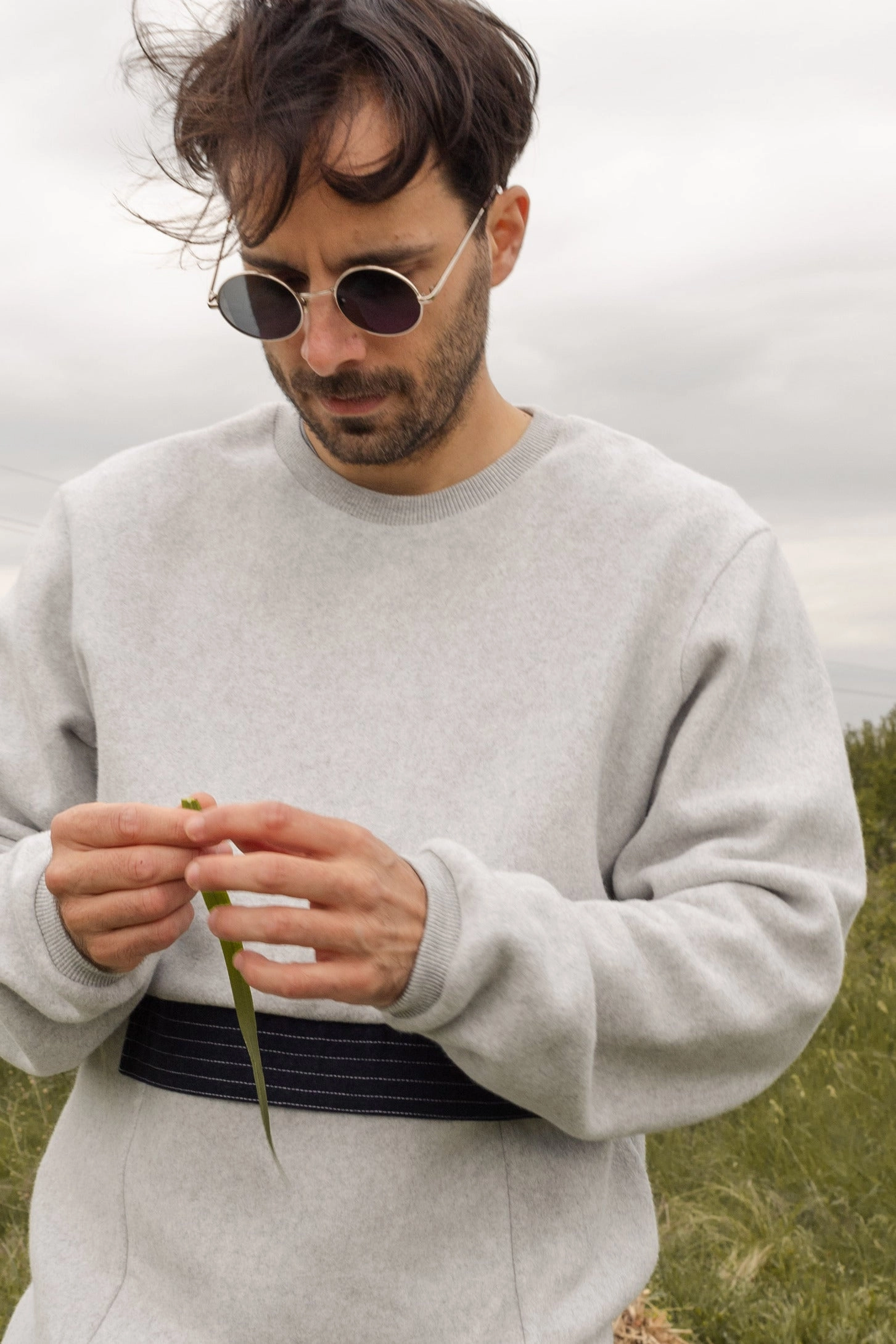 short sleeves Lightweight Layer FLEECE / GREY