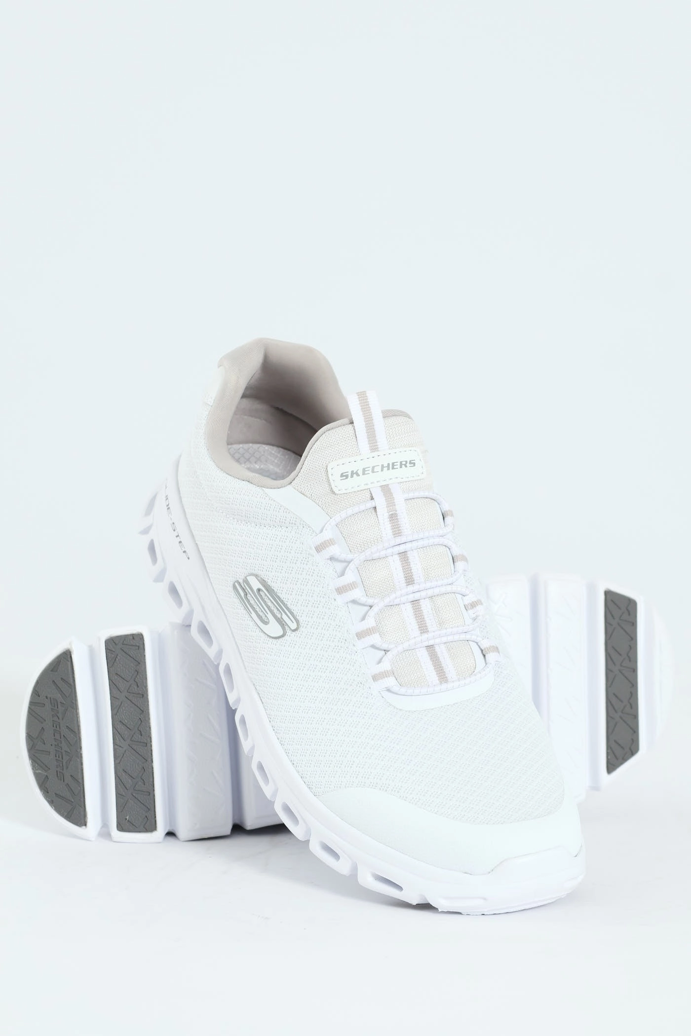 Glide Step Sneaker - White/White High Rebound Cushioning
