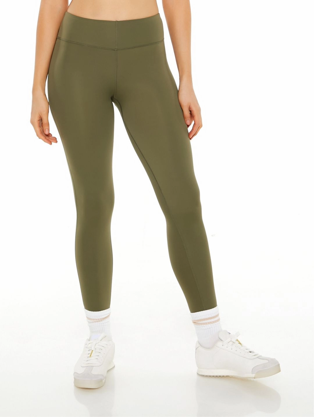 Fashion Forward Active Long Legging - Olive