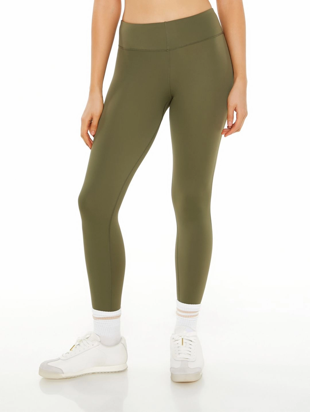 Cozy Waist Active Long Legging - Olive