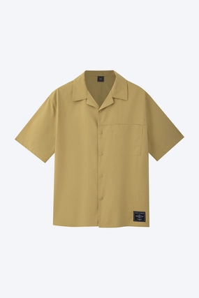 Single Pocket Snap Button Shirt - Olive [AT] EasyCareFinish