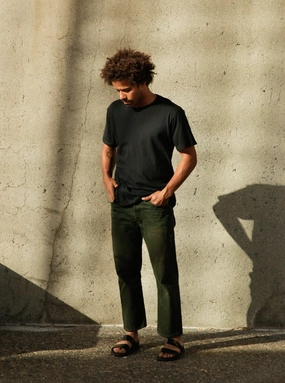 Eco Conscious Packaging Active Wear Men's Organic Crew Tee - Black