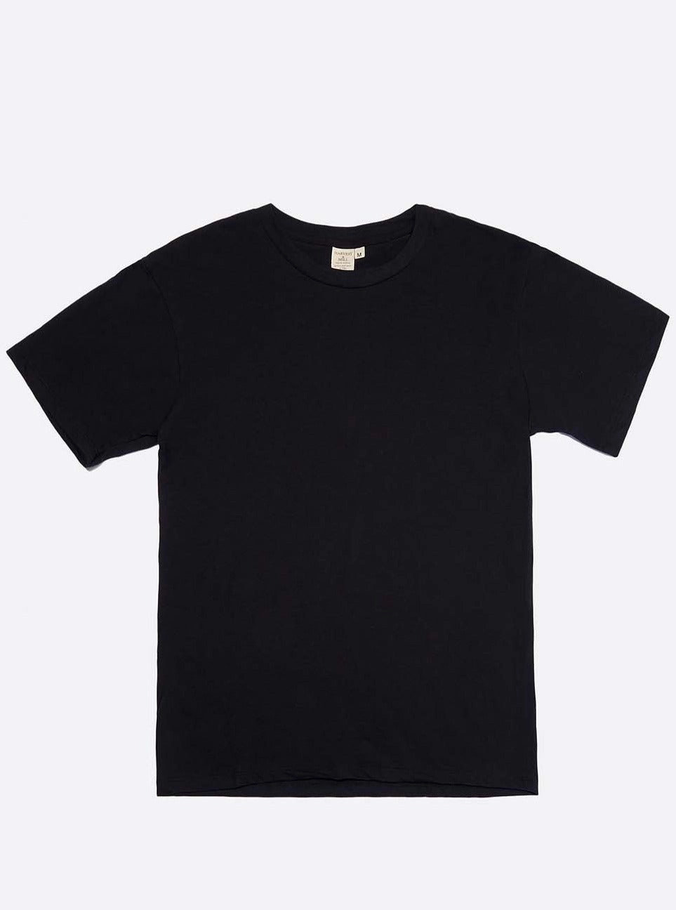 AntiPillTreatment Adjustable Cuff Men's Organic Crew Tee - Black