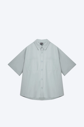 Casual Statement Casual Dual Pocket Shirt - Platinum [AT]