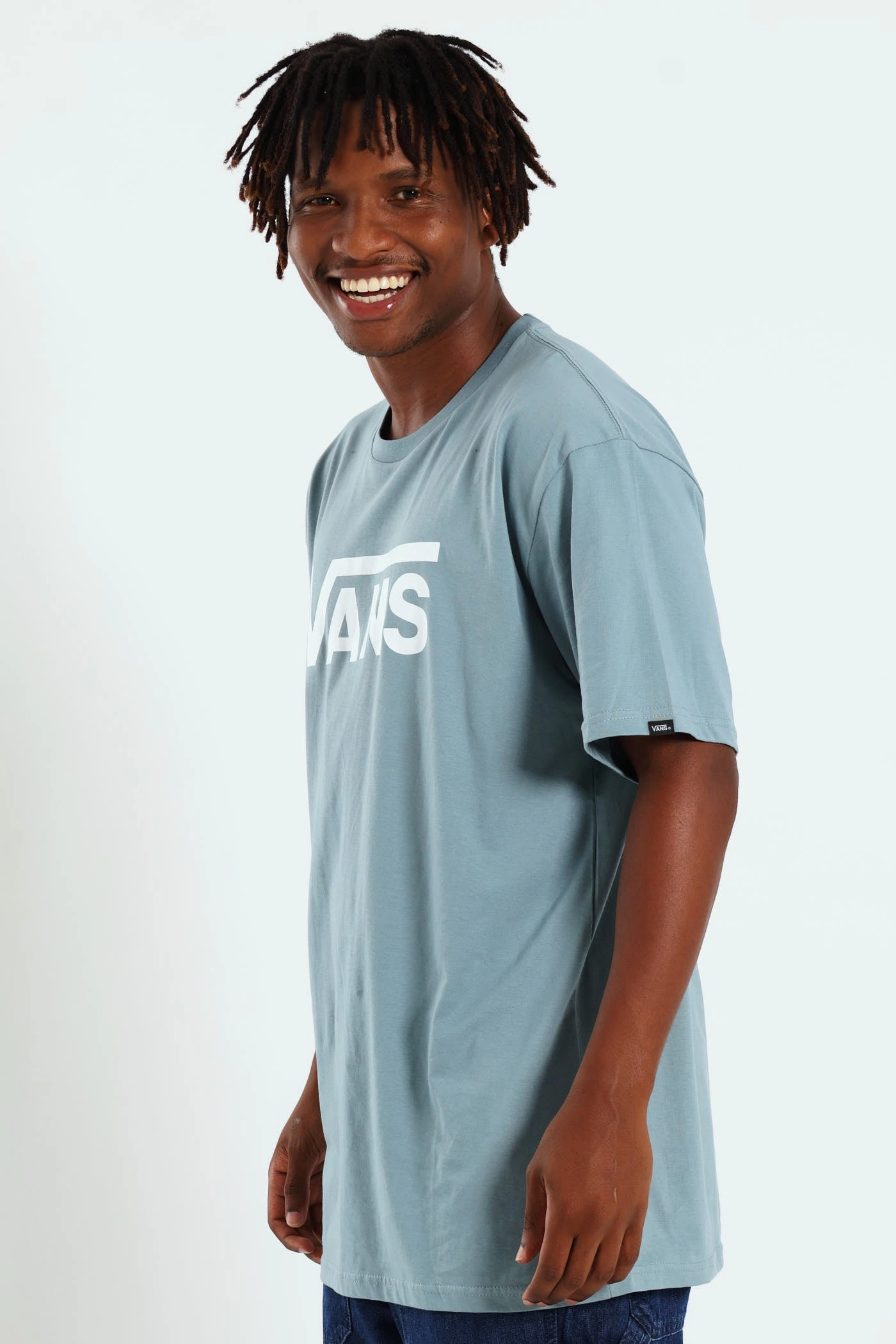 Stretchable Classic Tee - Smokey Blue