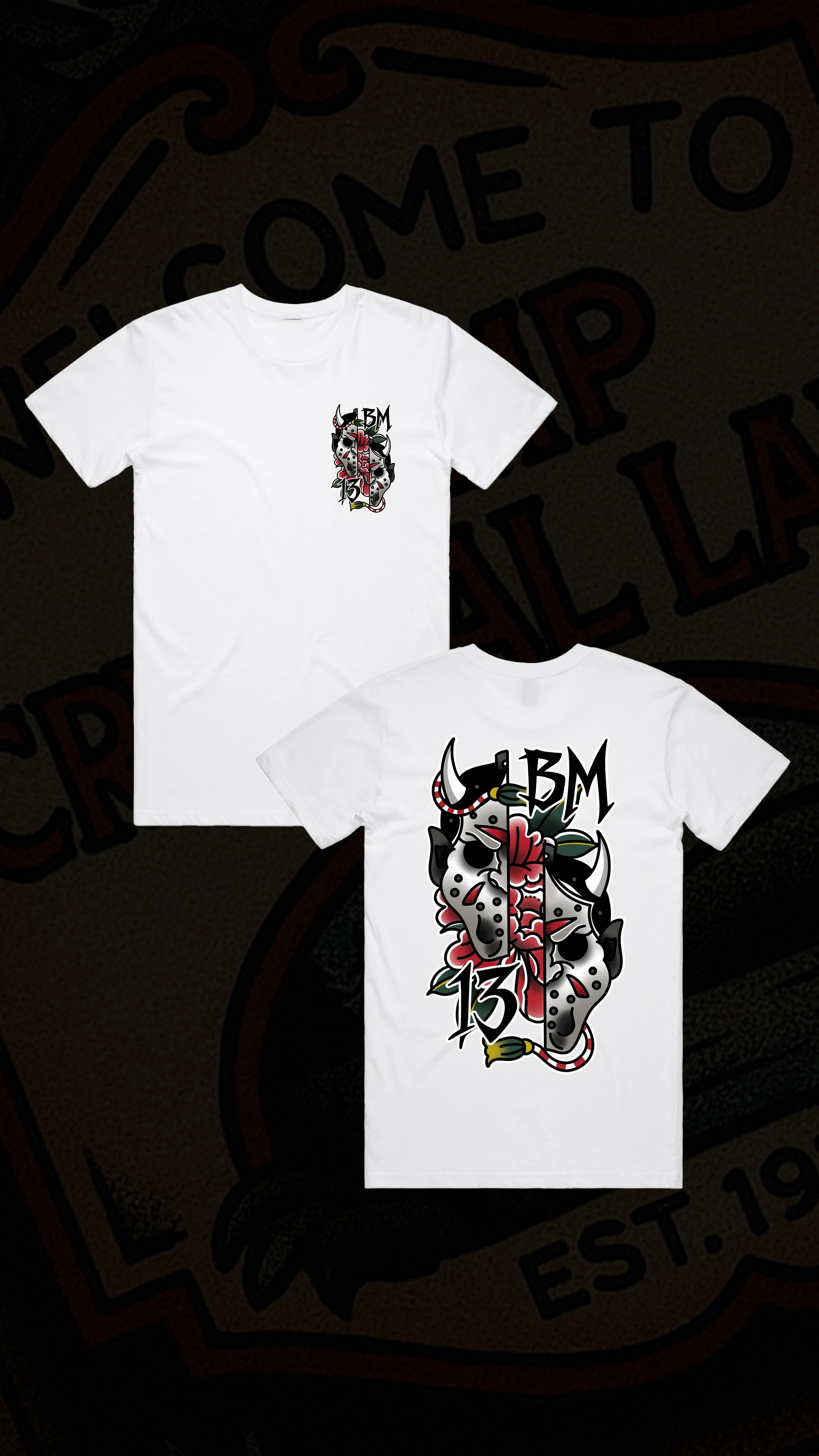 Friday 13TH Tee Reversible design Active Design