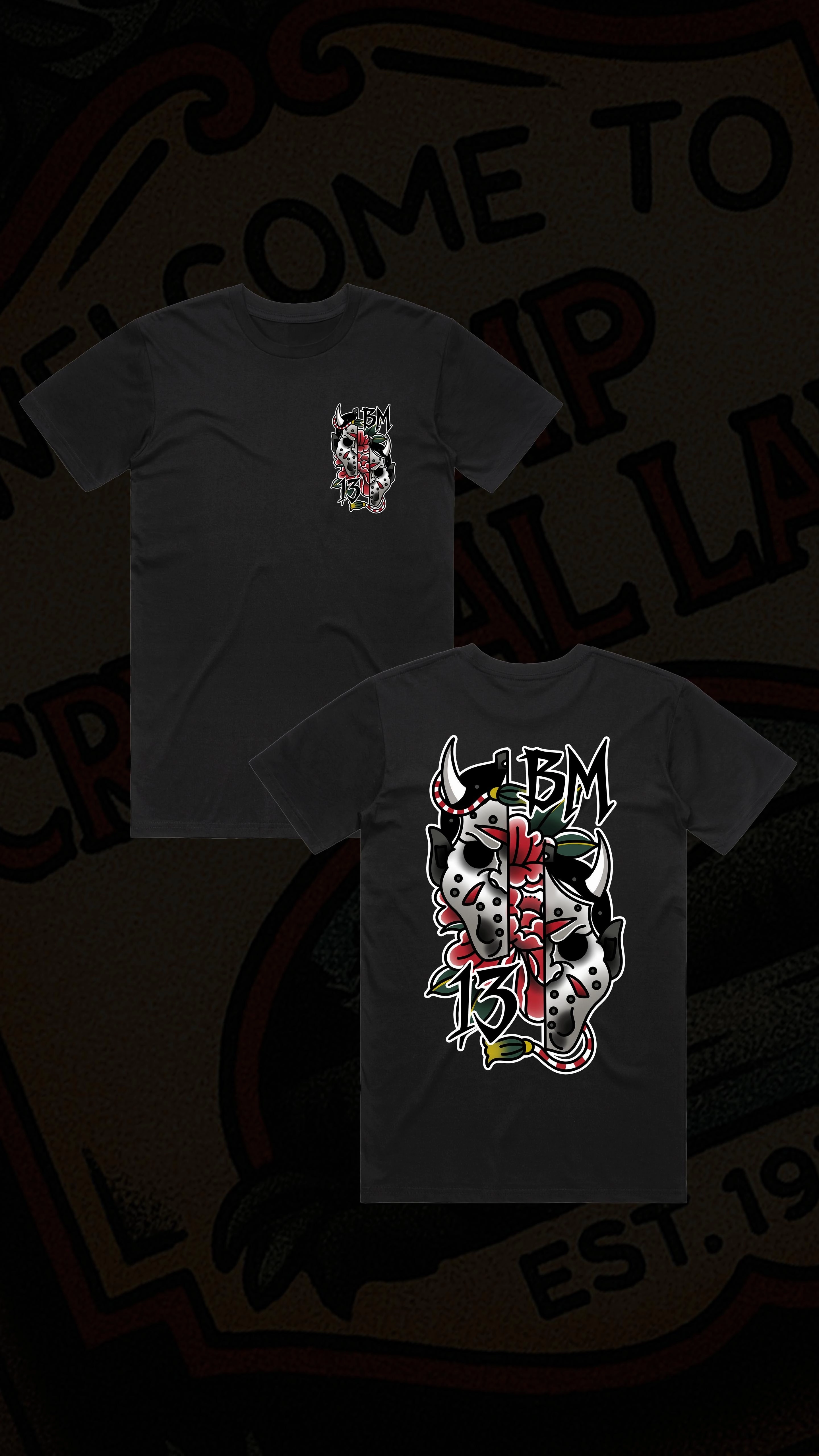 Stretchable Neckline Friday 13TH Tee