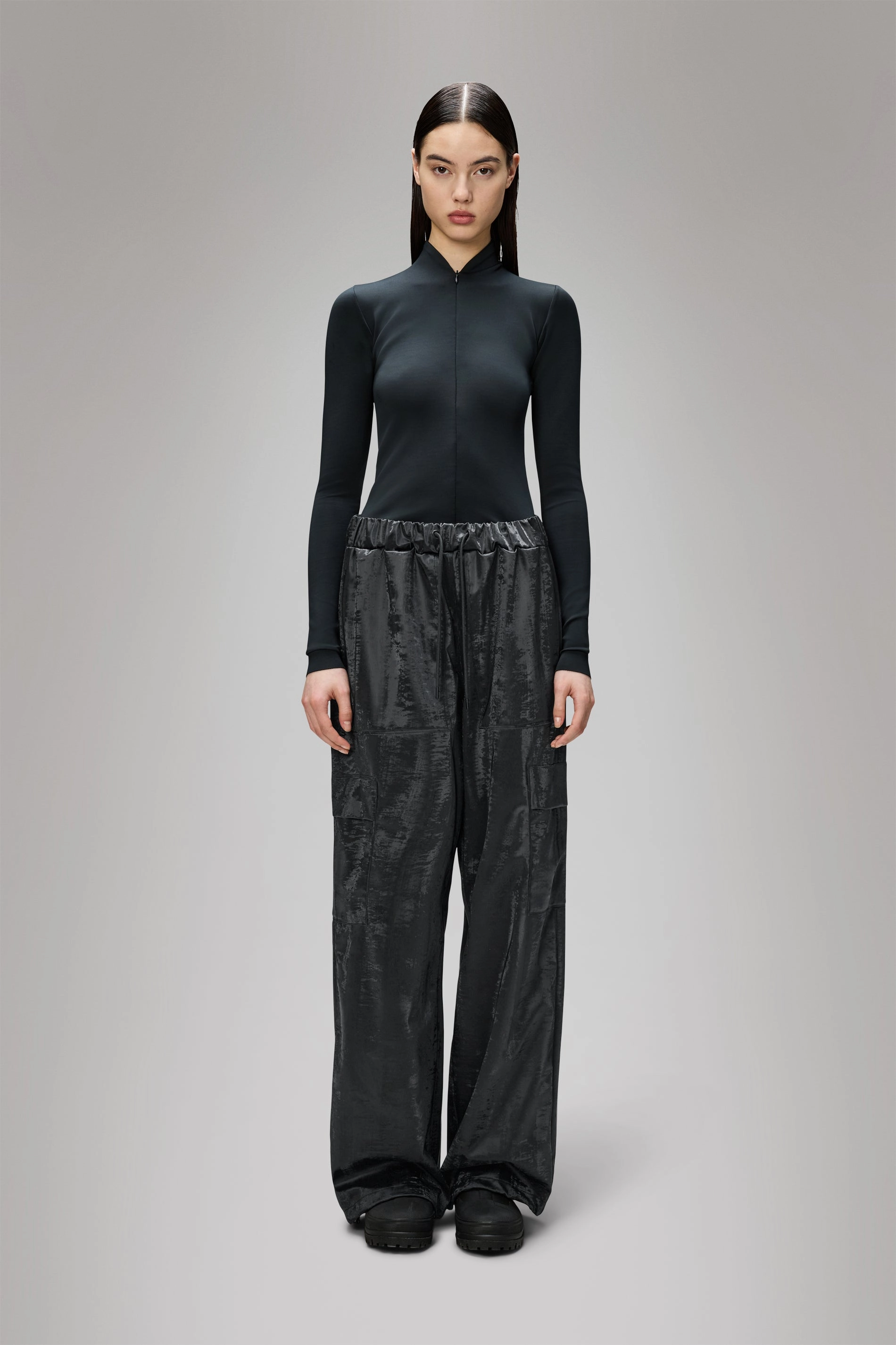 Comfortable Fashion Cargo Rain Pants Wide