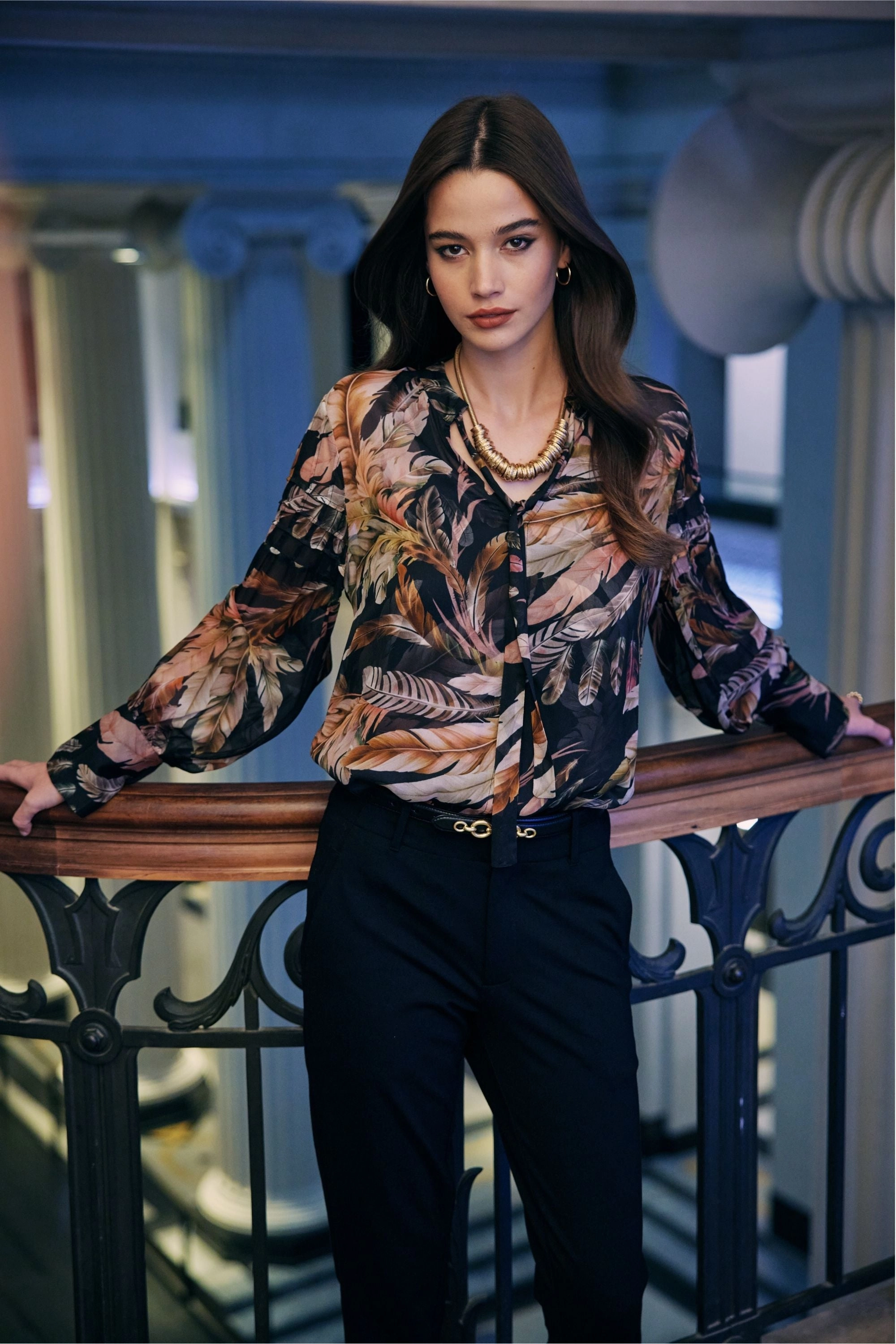 FEATHERINGTON BLOUSE - LS2946 Non Irritating Lining