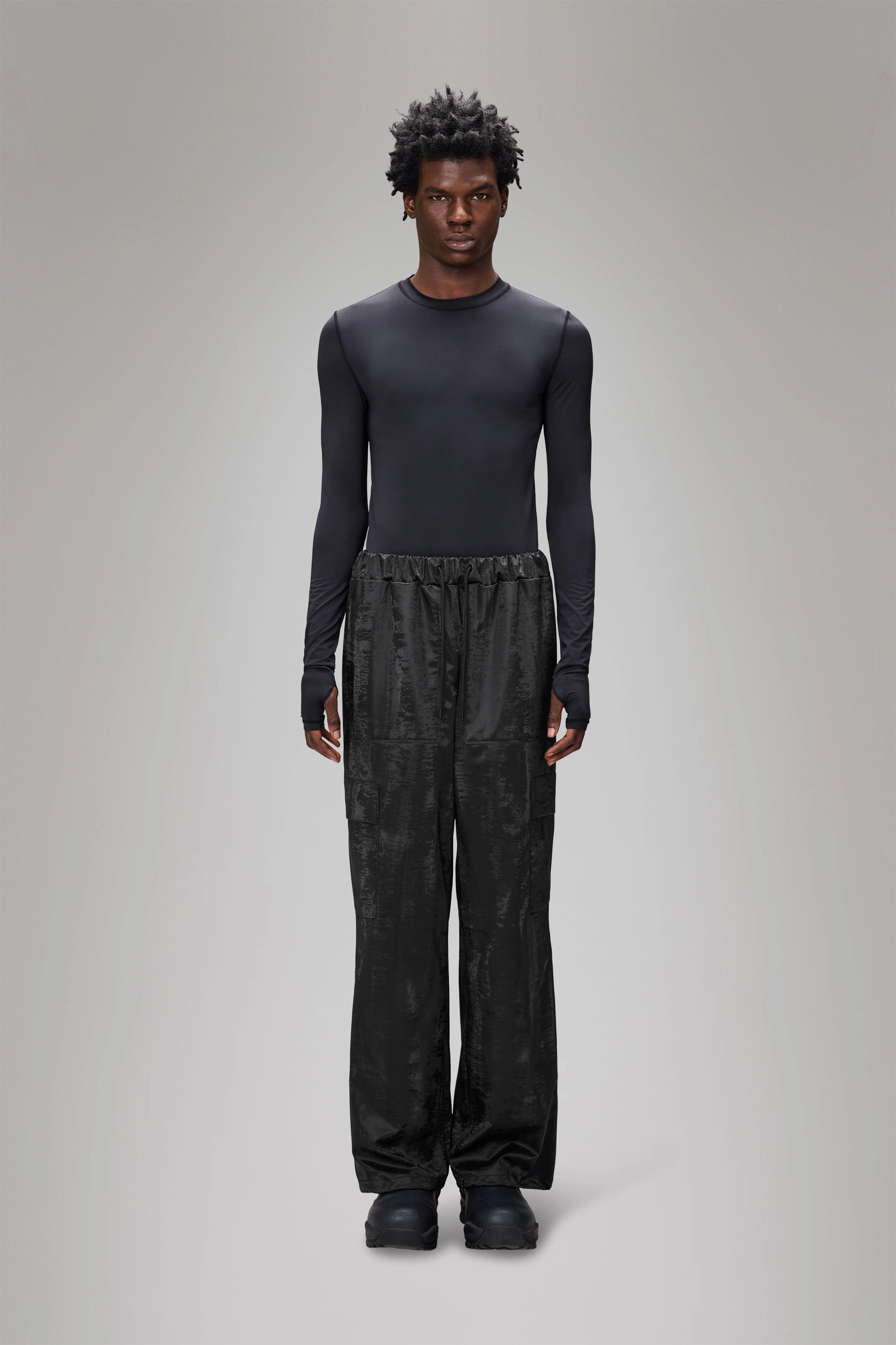 OdorResistant Form Fit Comfort Cargo Rain Pants Wide