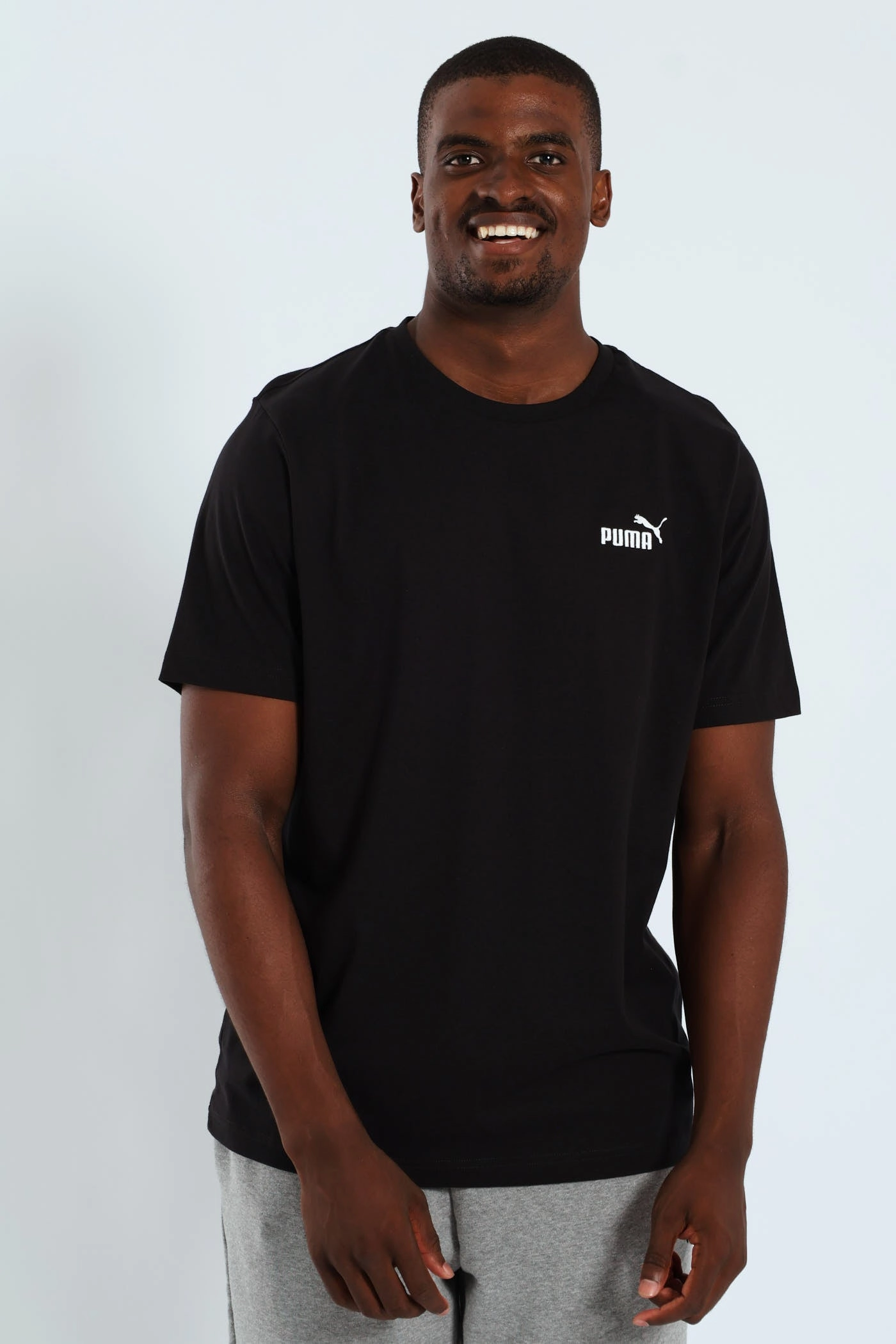 Running Speed Essential Small No.1 Logo Tee - Black