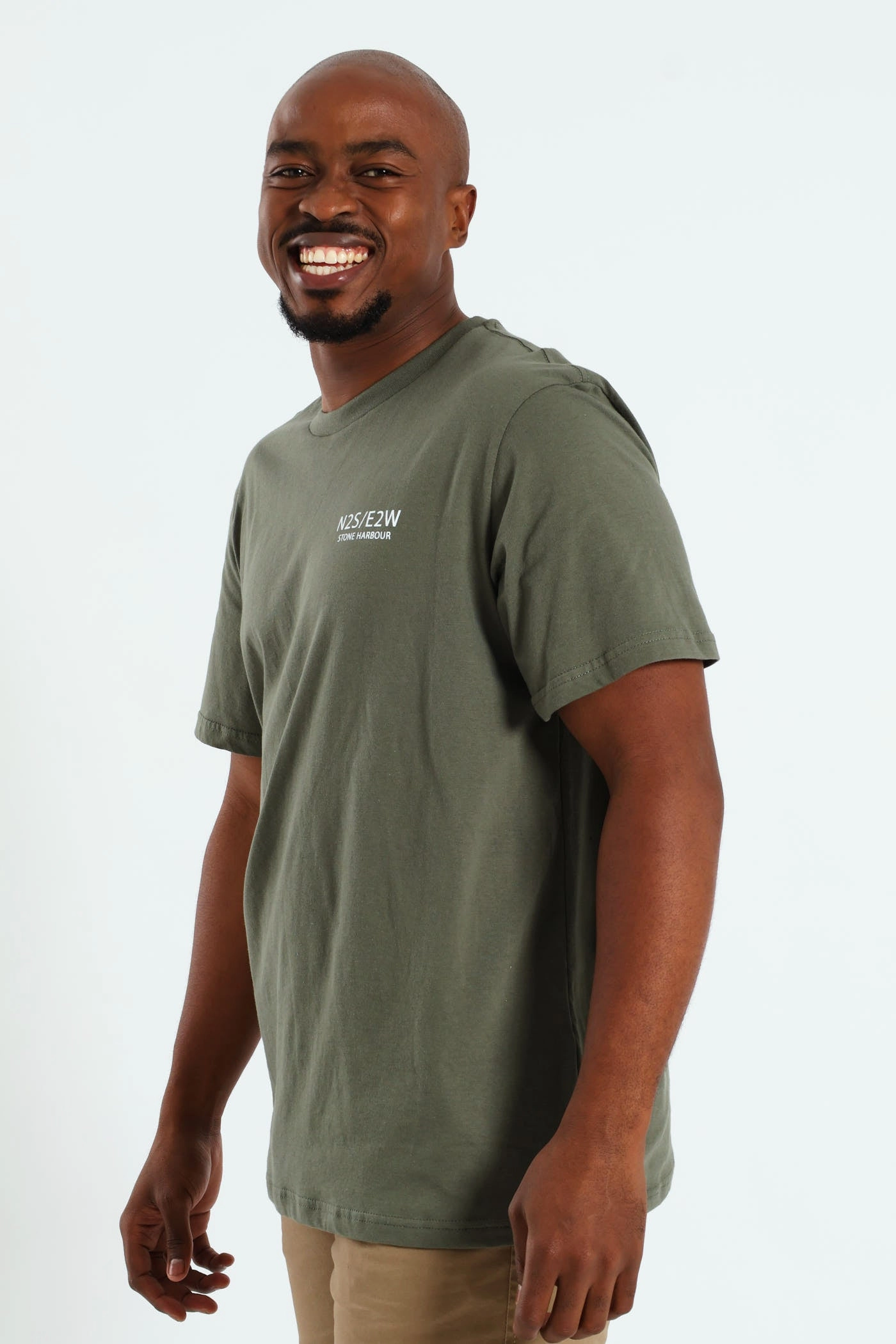 Global Radar Front & Back Print Tee - Fatigue Moisture Wicking Fabric Seasonal Outfit