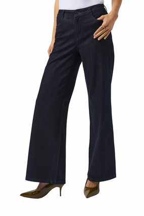 Odor Control Treatment Elegant Urban Explorer Athlete Fit GOLDIE WIDE LEG JEAN - 251968JR