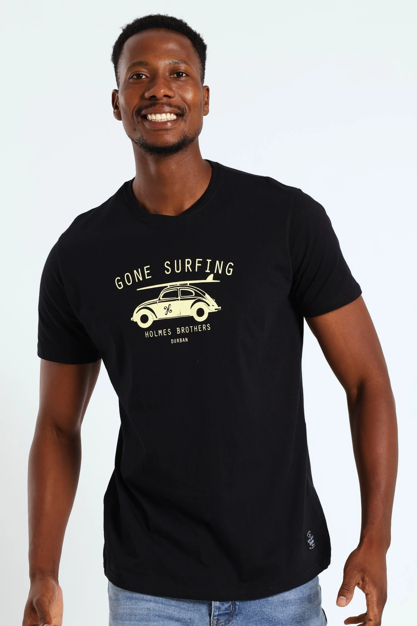 Fresh Trend Gone Surfing Tee - Black