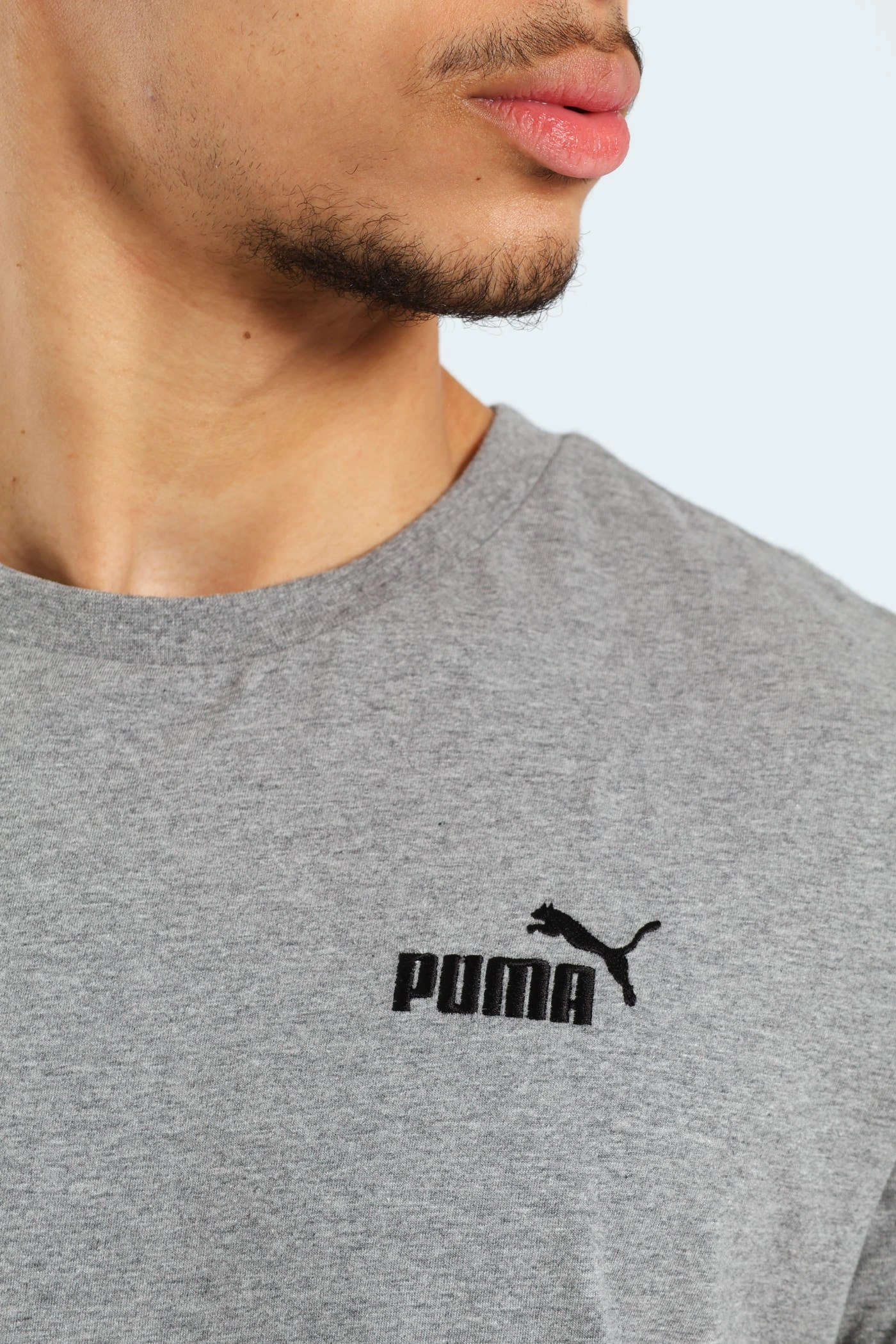 Anti microbial coating Essential Small No.1 Logo Tee - Grey