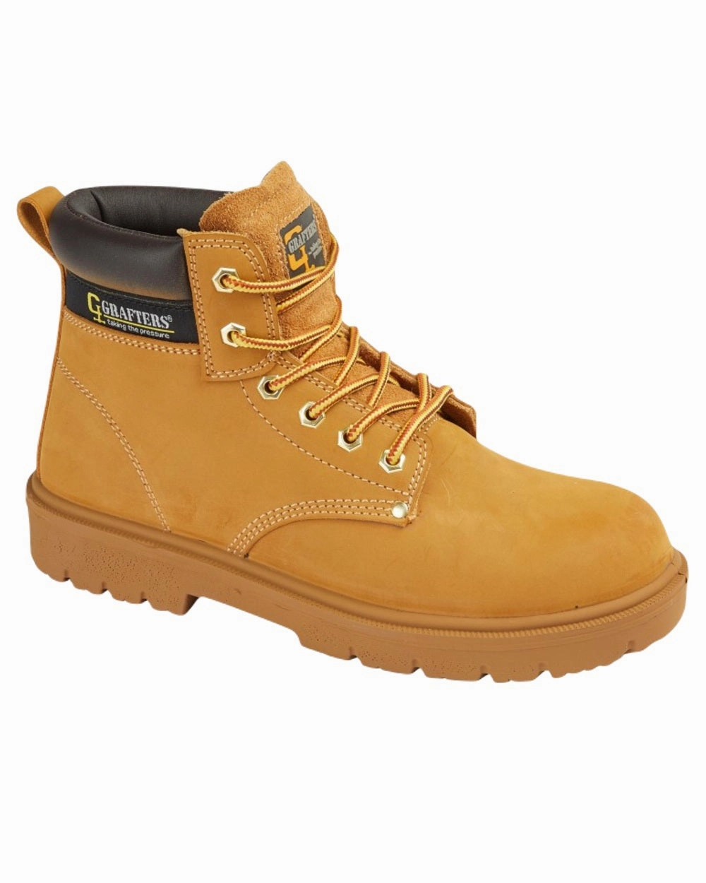 Grafters 6 Eye Safety Boots Cushioned Step Night Travel