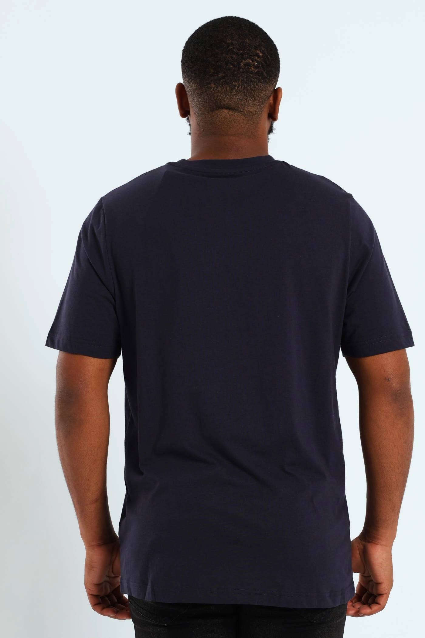 Graphics Cat Logo Tee - Navy Easygoing Design Trendy Comfort