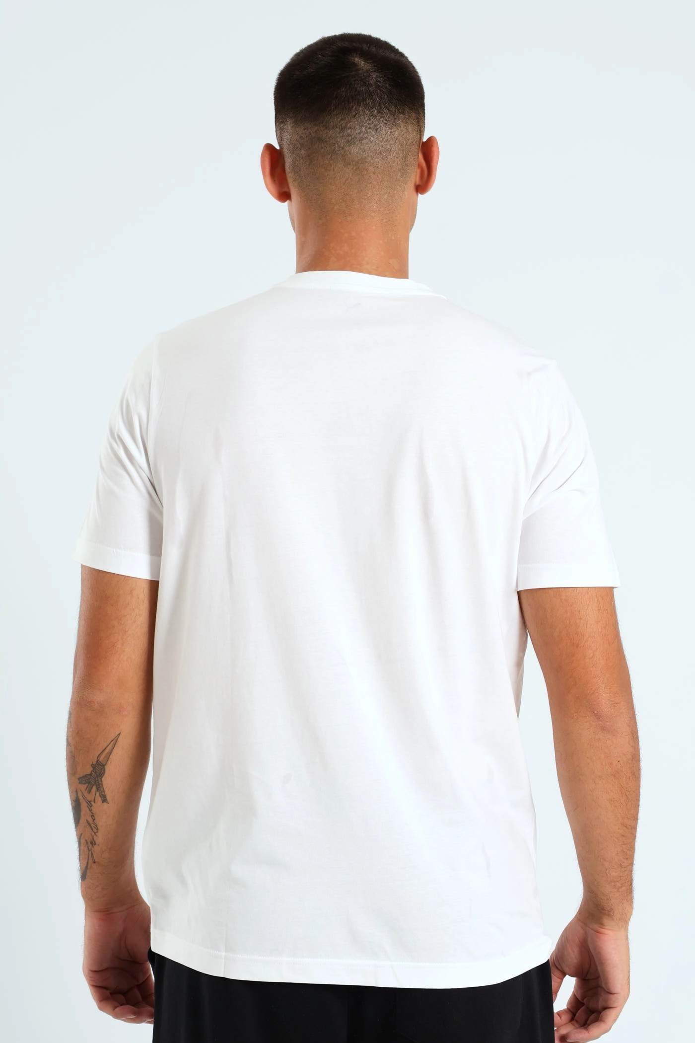 Biodegradable Textile Graphics Icon Tee - White
