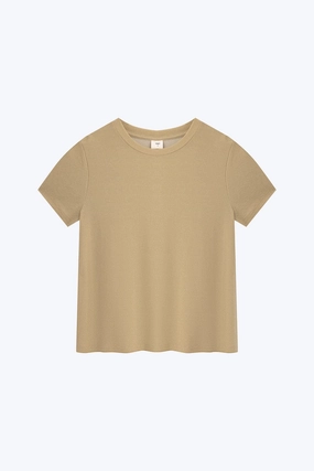 Shimmer Crew Neck Tee - Shimmer Gold [AT] Men's Casual Wearable