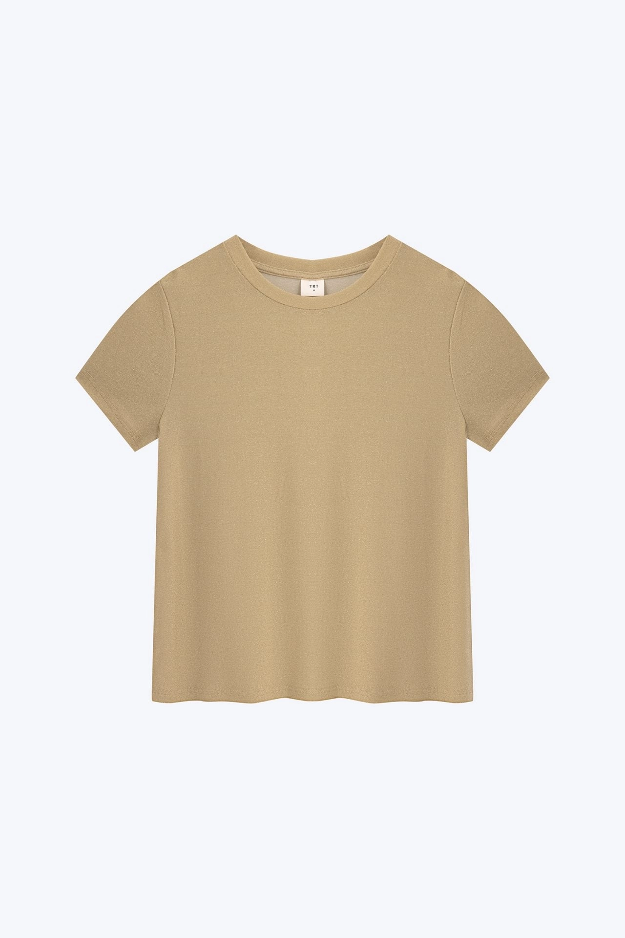 Shimmer Crew Neck Tee - Shimmer Gold [AT] No Fade Technology Essential Layer