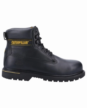 Caterpillar Holton SB Leather Safety Boot Eco Material River Crossing Quick Slip