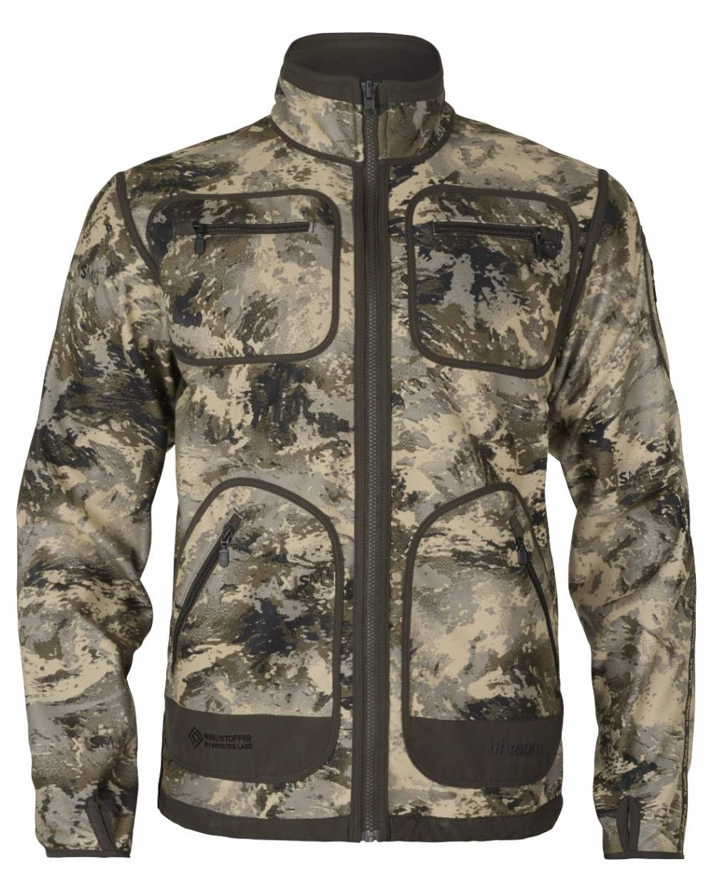 Stretch Enhanced Mobility Zones Short Length Harkila Kamko Mountain WSP Reversible Fleece Jacket
