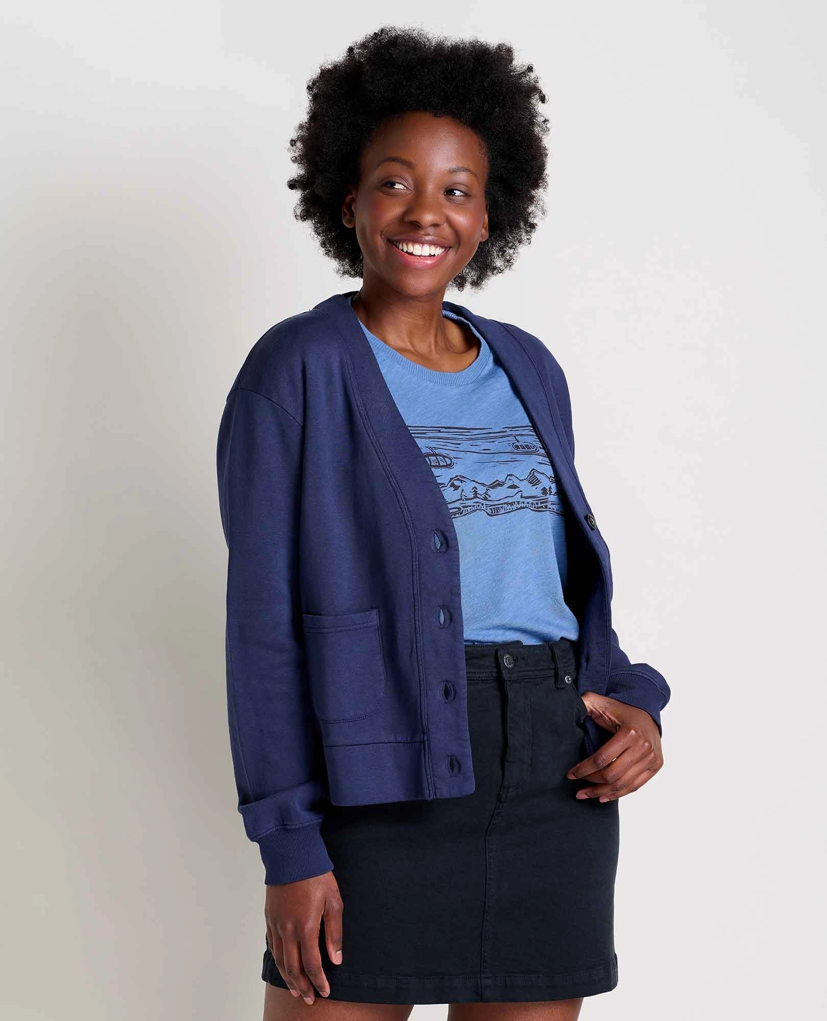 Hemp Daybreaker Cardigan Warm Fashion Breathable mesh lining