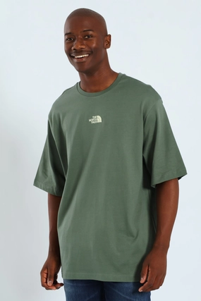 Heritage Graphic Relaxed Tee - Forest Green NonIronTechnology
