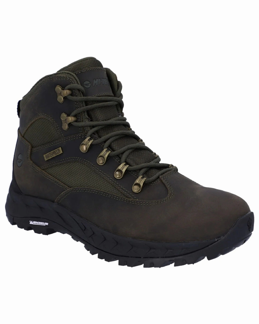 Hi-Tec Mens Euro Trail Boots Fashion Focused Waterproof Work Commute