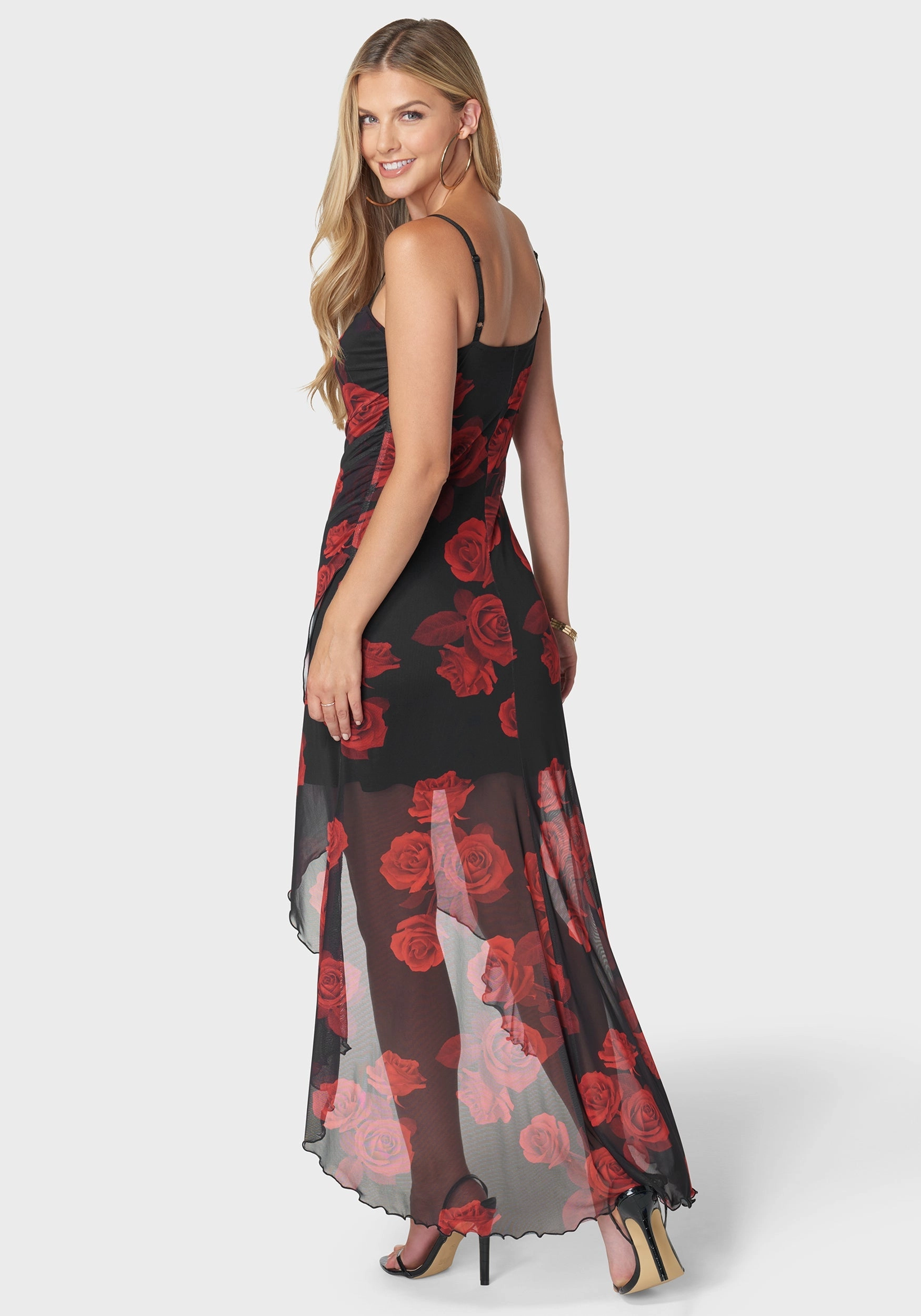 High Low Mesh Dress Polished Design