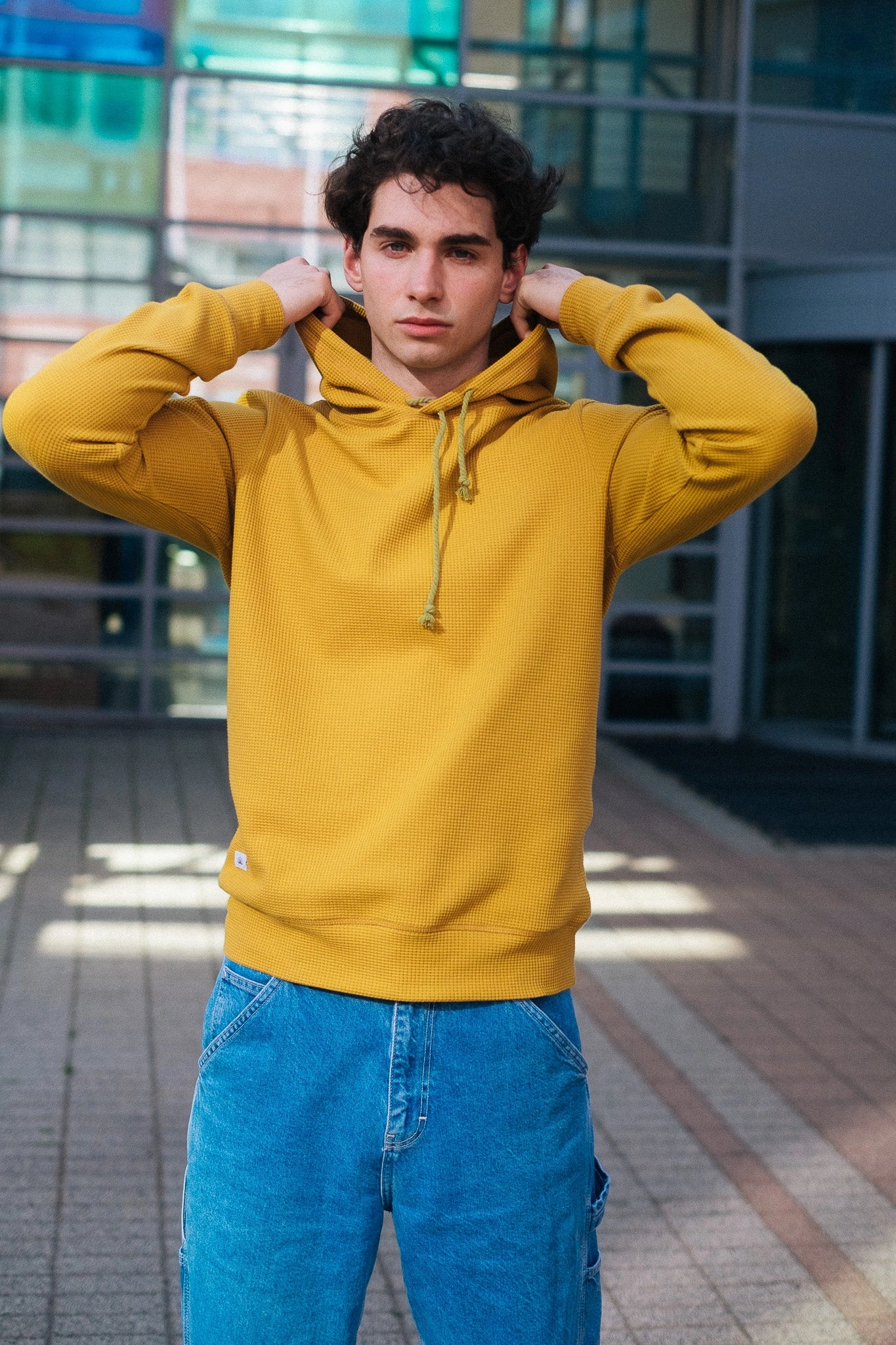 Streetwear Basics HIVE HOODIE / MUSTARD