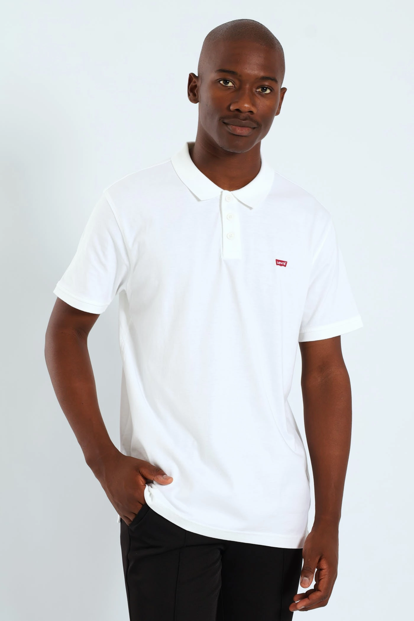 Casual Essential Timeless Fit Hm Polo Za Tee - White