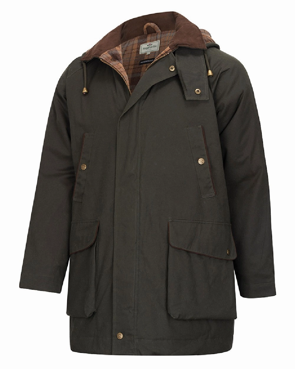 Urban Hike Style Hoggs of Fife Mens Kelso Waterproof Wax Jacket