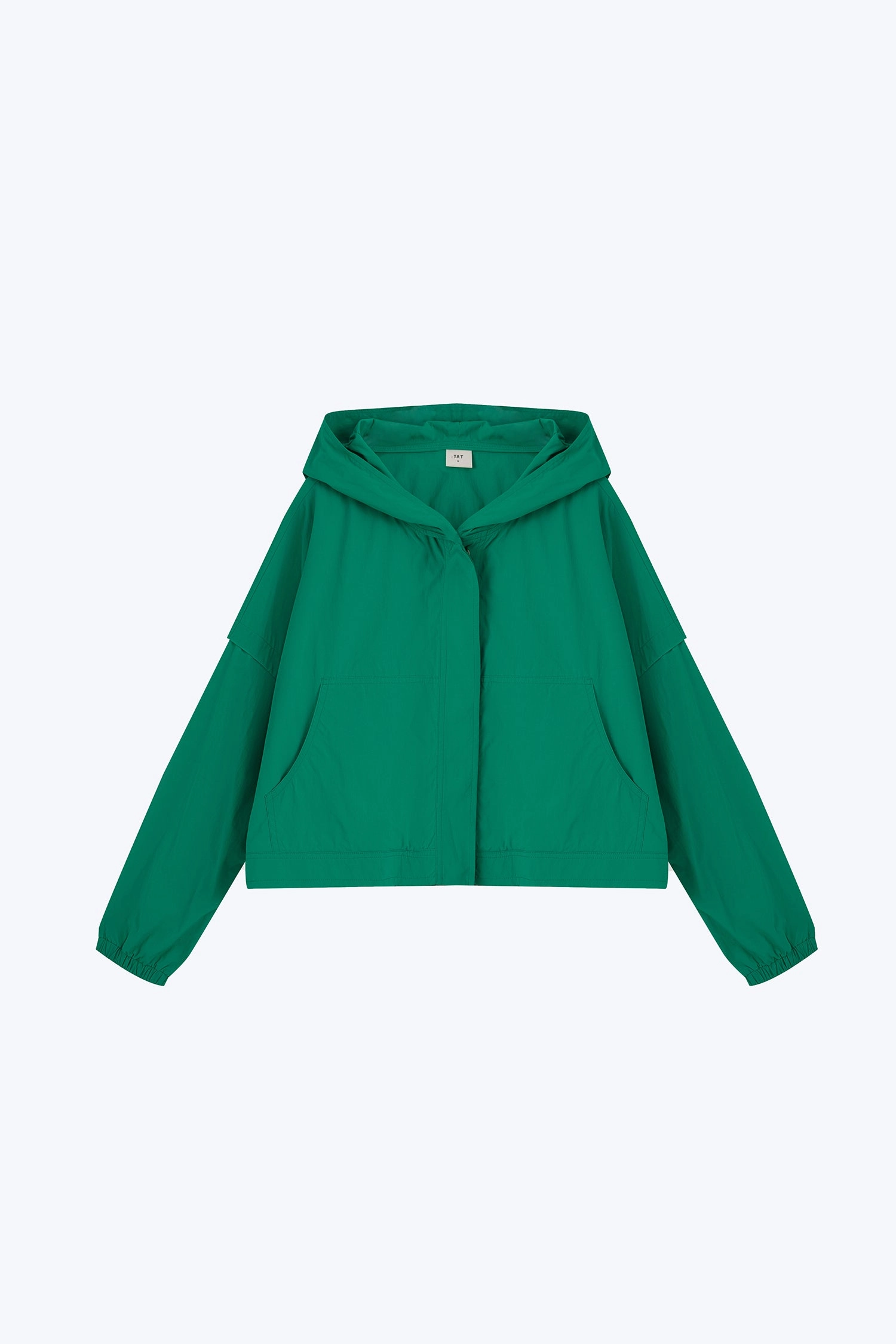 Hooded Parka - Green Tear Resistant Knit