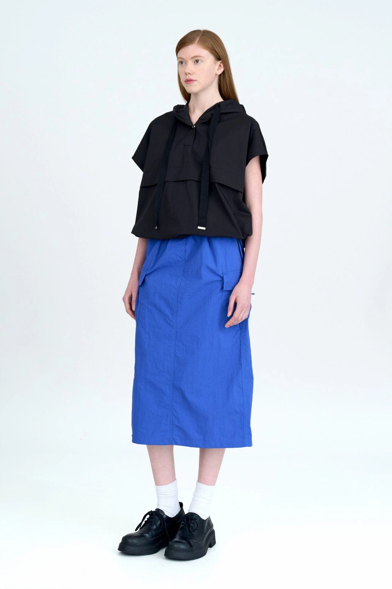 Minimalist Layer Side Vent Design Hoodie [AT]