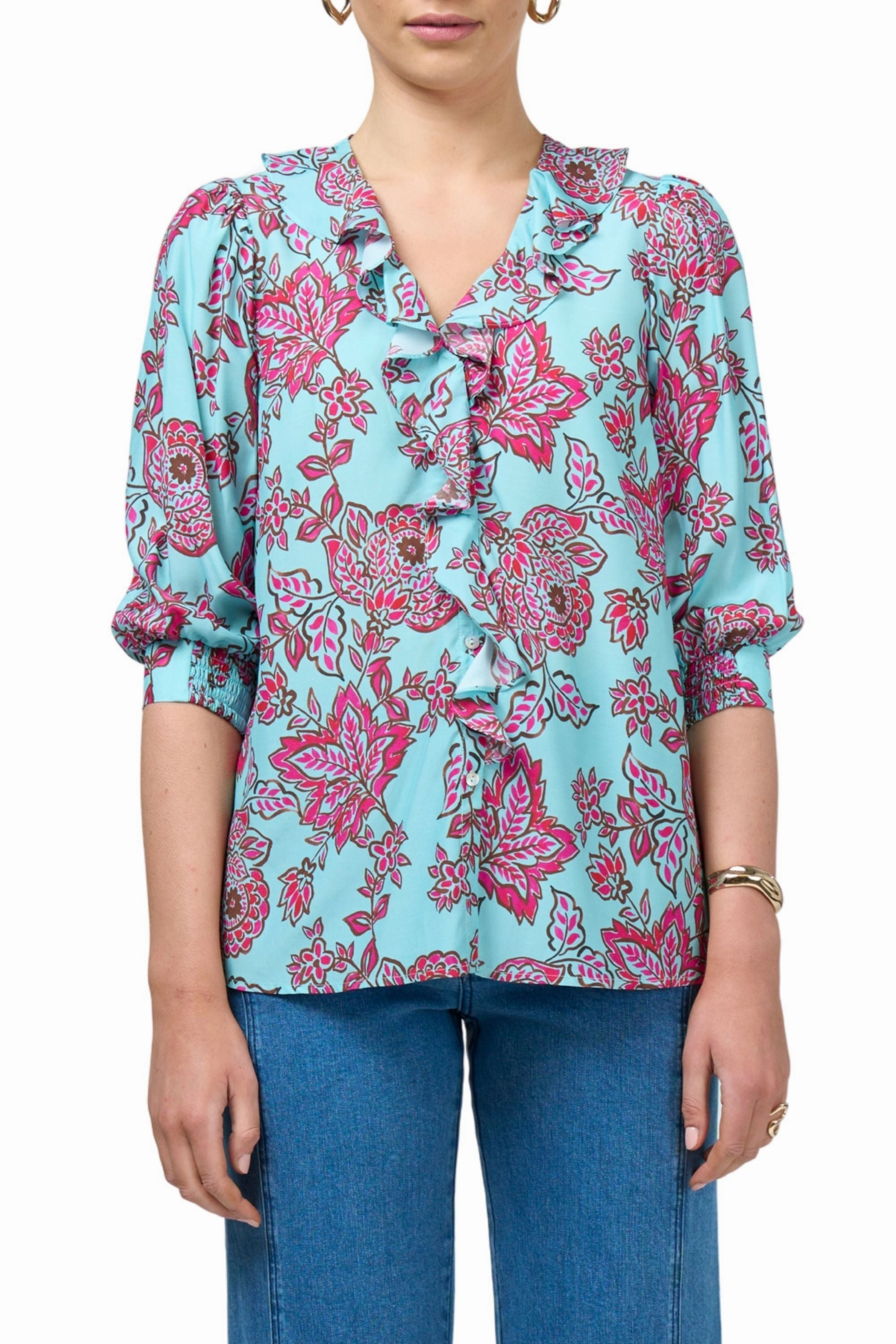 INDIE BLOUSE - LS3012 Outdoor Look