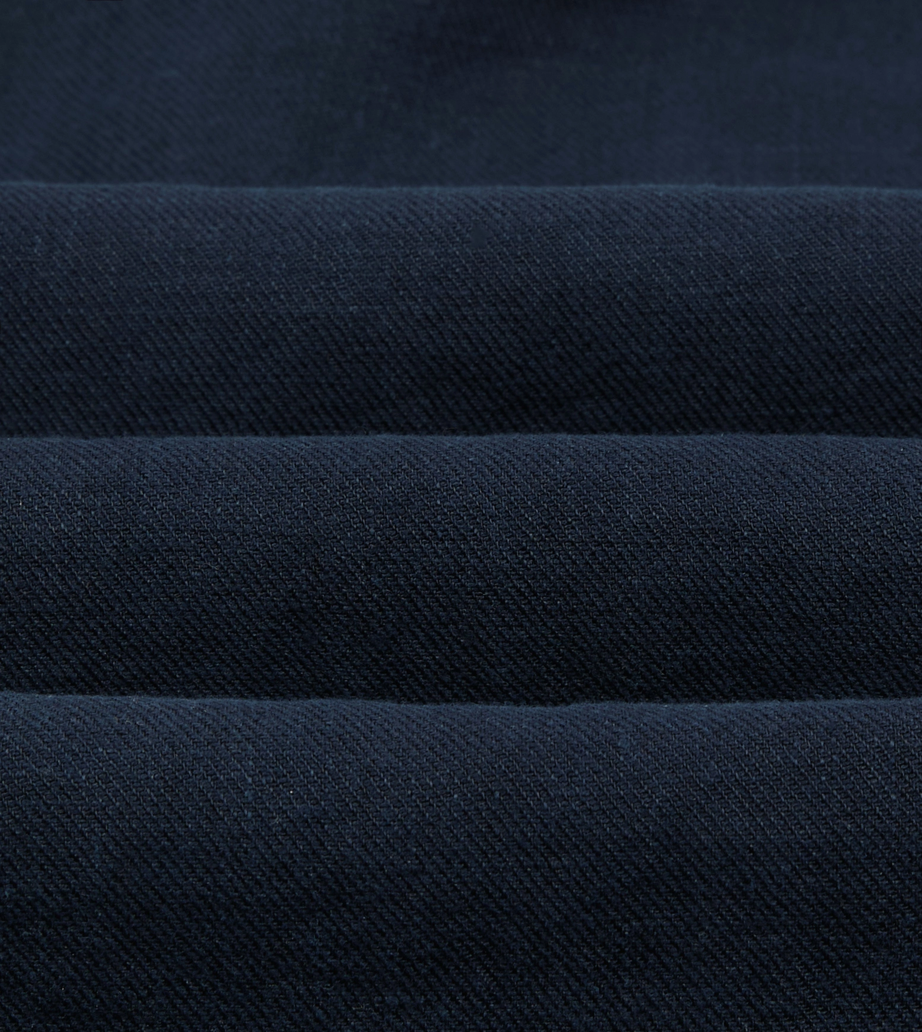 Brushed Inner Lining Indigo Linen Short Sleeve Safari Shirt