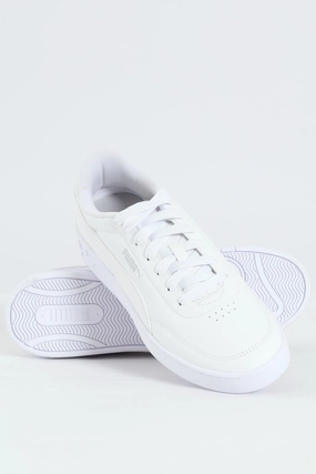 Stretch tongue Court Classic Clean Sneaker - White