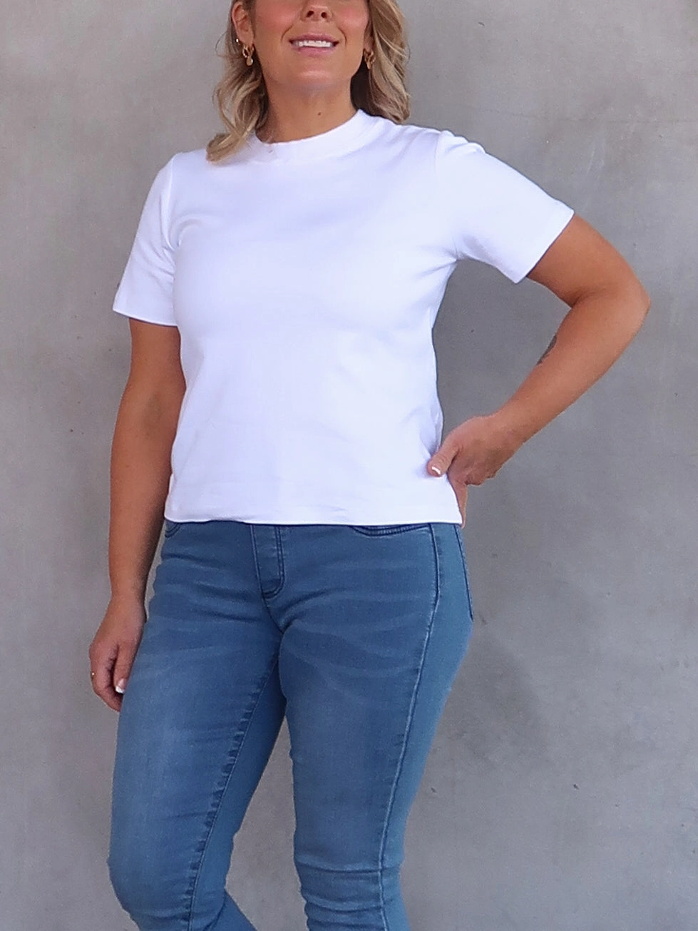 Tailored Fit Spring Mood Elegant City Walk Jax Jeggings - Light Blue