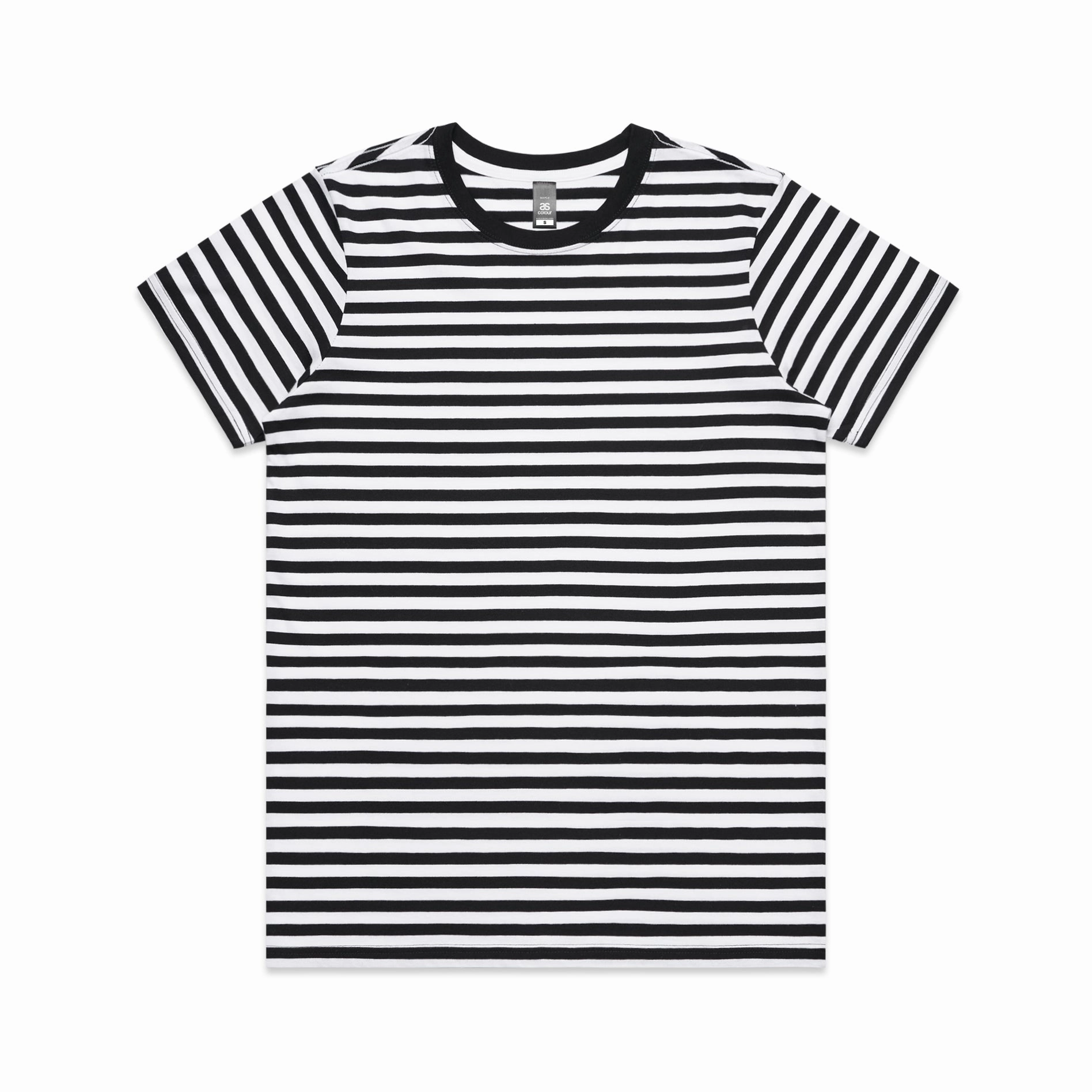 Jemima Tee- Stripe Minimalist Detailing Cozy Knit