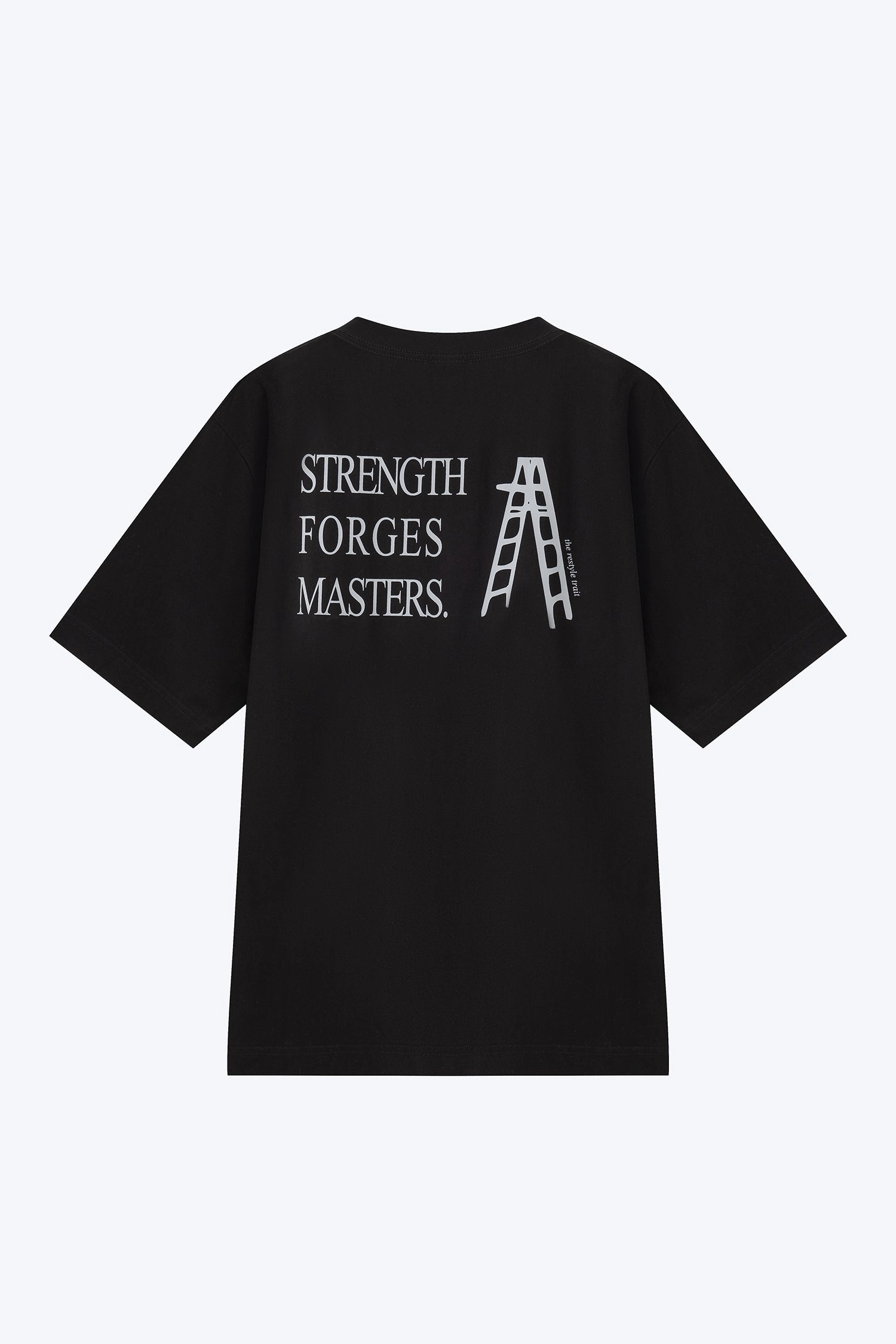 Jersey "Strength Forges Masters" Graphic Tee - Black AntiOdorTreatment Athletic Look